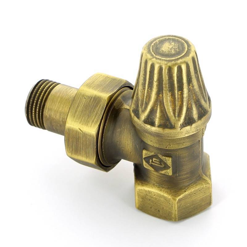 Вентиль обратный Carlo Poletti Artistic угловой НВ 1/2 бронза V67410MA