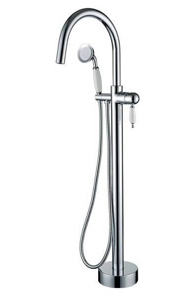 Смеситель напольный для ванны с душем Boheme Brillante хром 269