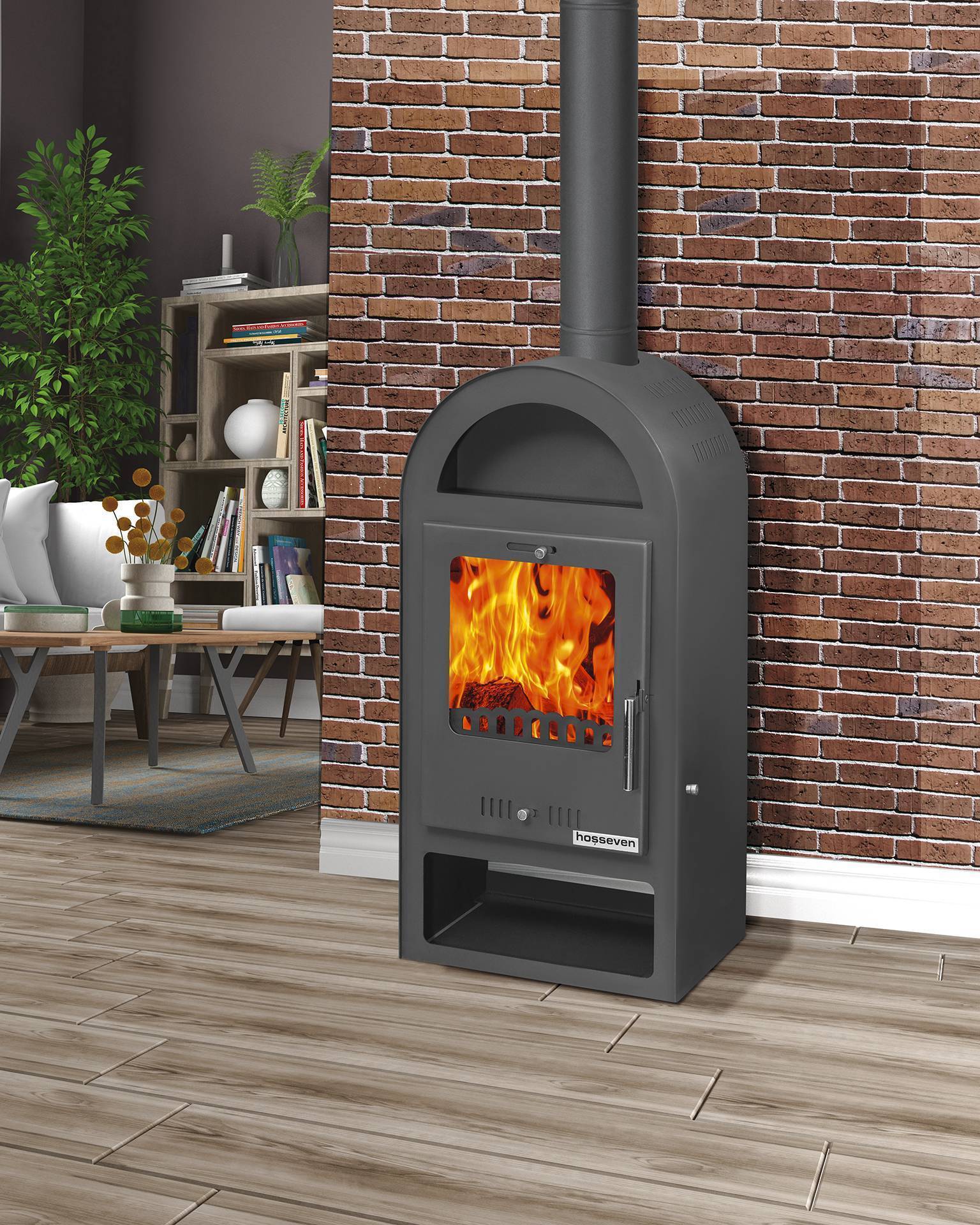 Печь-камин HOSSEVEN EFES CLASSIC A5035