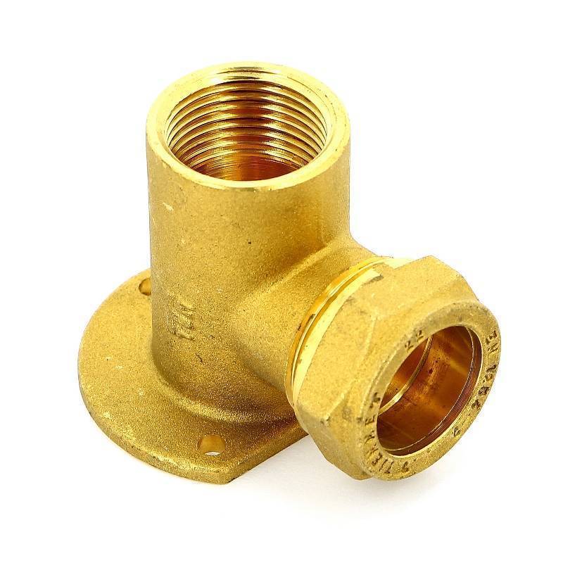 Водорозетка обжимная Tiemme 22x3/4 ВР латунь 1100084