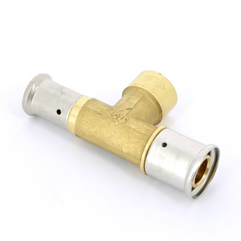 Тройник пресс-В Henco 26x1/2x20 мм 13P-260420