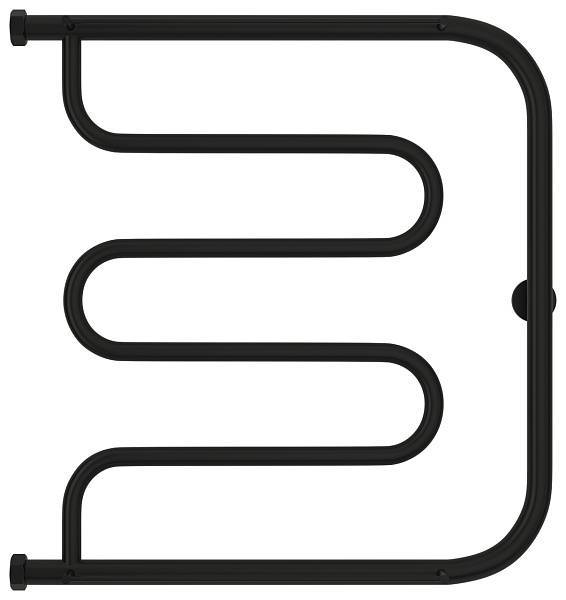 Полотенцесушитель водяной Сунержа Лира 600x600 мм матовый черный 31-4012-6060