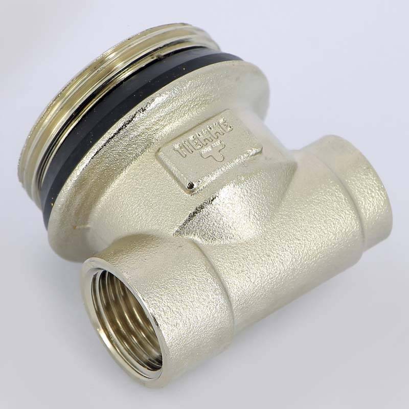 Концевик для коллектора Tiemme никелированный 1/2x3/4x3/8 ВНВ 1950024