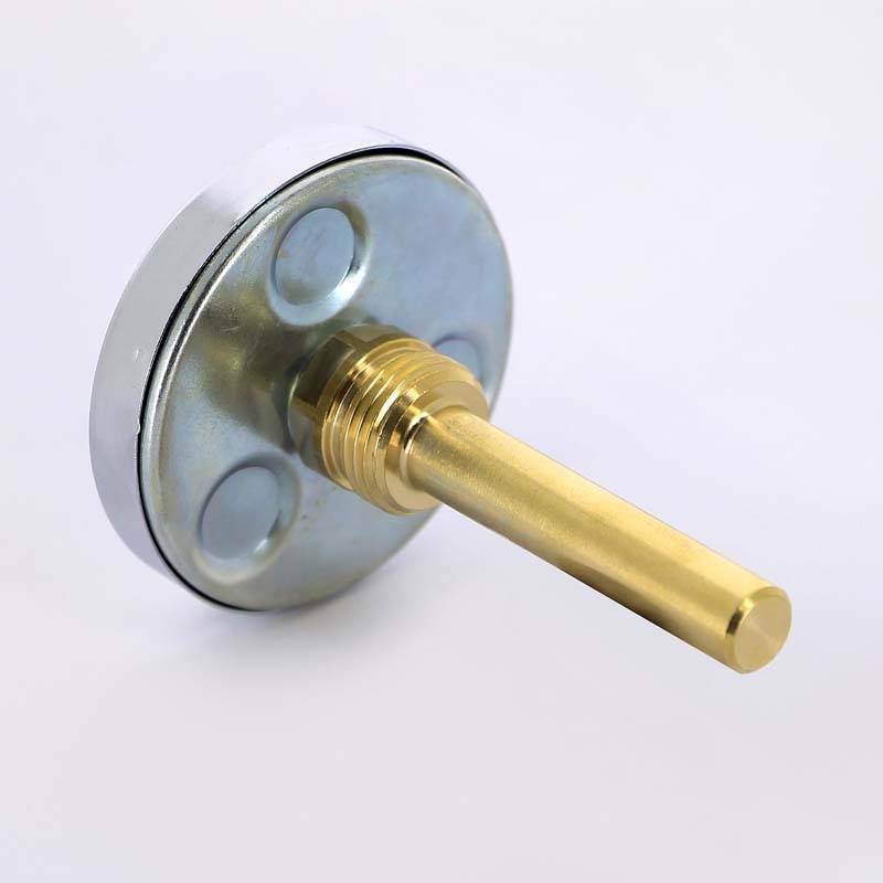 Термометр биметаллический Watts F+R801 63 мм 0-120 °C погружной гильза 75 мм 10005809