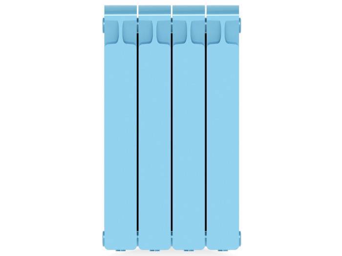 Радиатор биметаллический RIFAR Monolit 500 10 секций боковое подключение бордо R-MN-500-10 RAL 3011