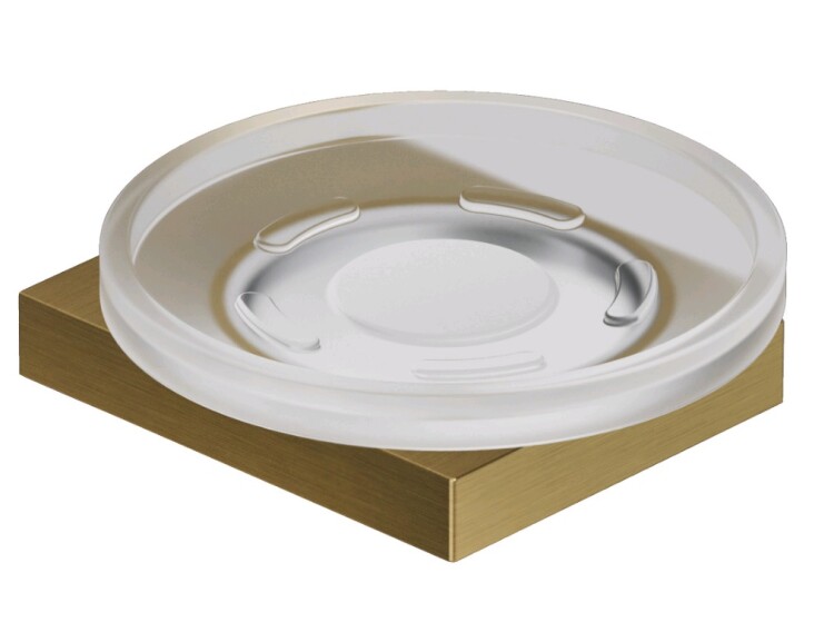 Мыльница Kludi VELA C 110x112x30 мм золото брашированное 31985N0