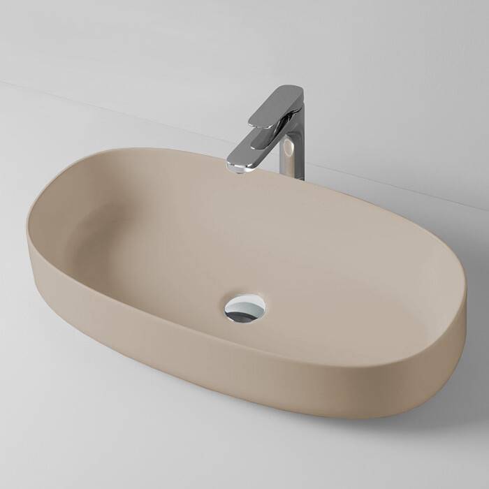 Раковина накладная Artceram Cognac 680x350x150 мм Brown matera COL005 41 00