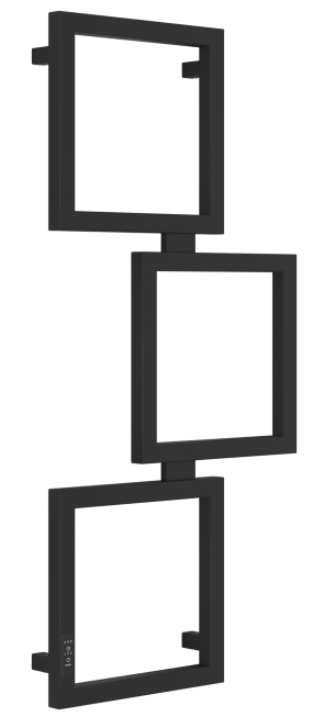 Полотенцесушитель электрический Сунержа Этюд ES 490x1050 мм левый черный матовый 31-0846-1050