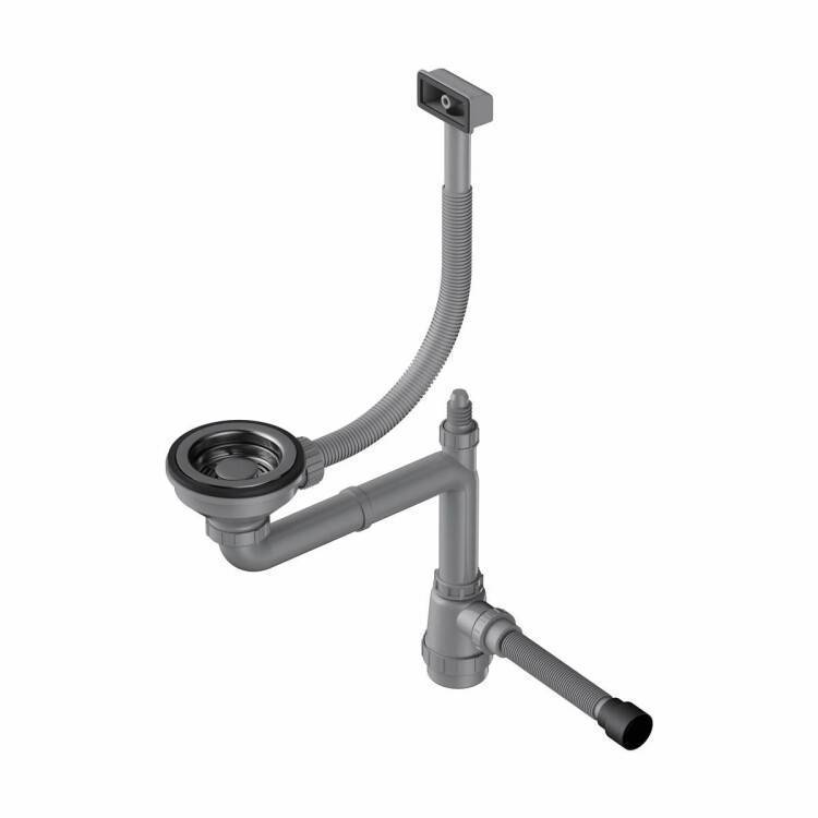 Слив-перелив для моек OMOIKIRI WK-1-S-GM вороненая сталь 4956492