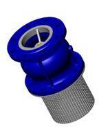 Клапан обратный осевой донный Hogfors CC3241 PN 16 DN 150 чугун CC32410150