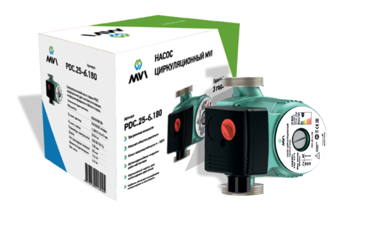 Насос циркуляционный MVI PDC.25-6.180.M PDC.25-6.180.M