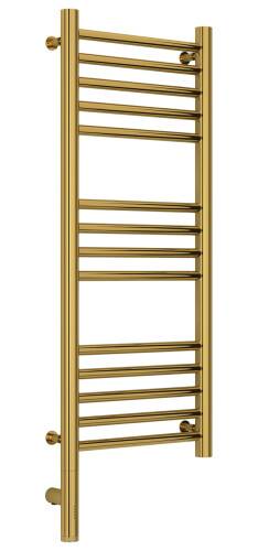 Полотенцесушитель электрический Сунержа Богема 3.0 800x300 мм МЭМ нижнее подключение слева золото 0358048030