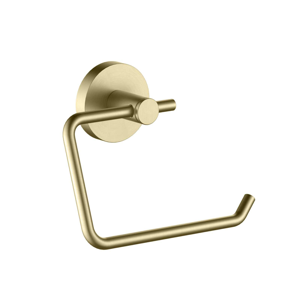 Бумагодержатель квадратный Aquanet Europa шлифованное золото AQ4118BG