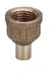 Переходная вставка Viega 22 мм x 3/4 BP бронза 118846