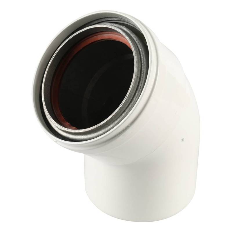 Отвод Baxi 45° d=80 мм для труб с изоляцией KHG71410521