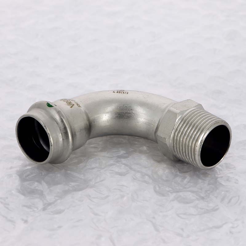 Угол пресс-Н нержавеющая сталь Viega Sanpress Inox 22x3/4 436926