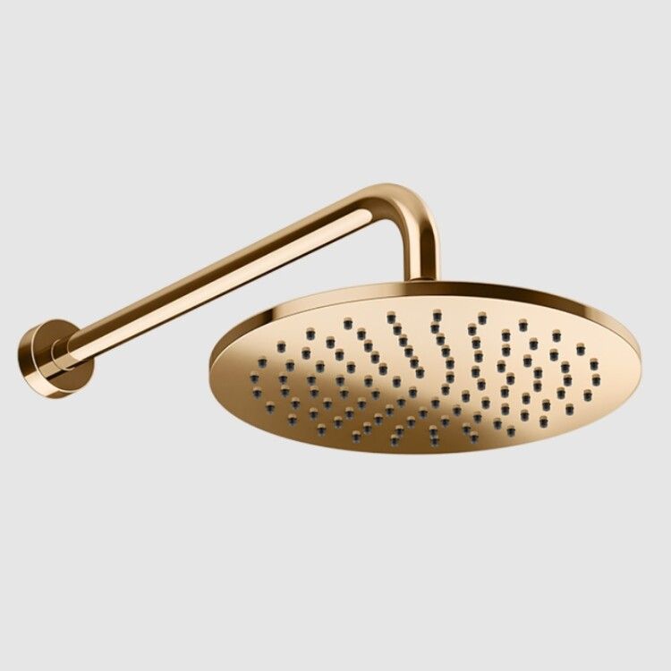 Верхний душ Gessi 250x250 мм с держателем Warm Bronze PVD 66148735