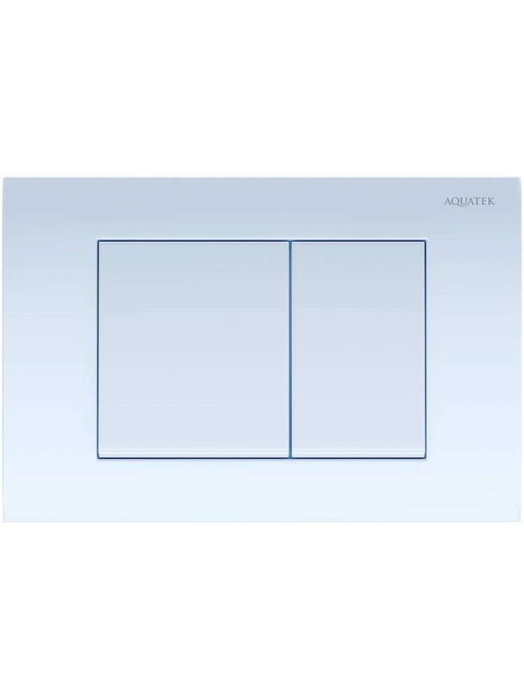 Панель смыва Berges Pneumo S белая глянец PNS-0000001