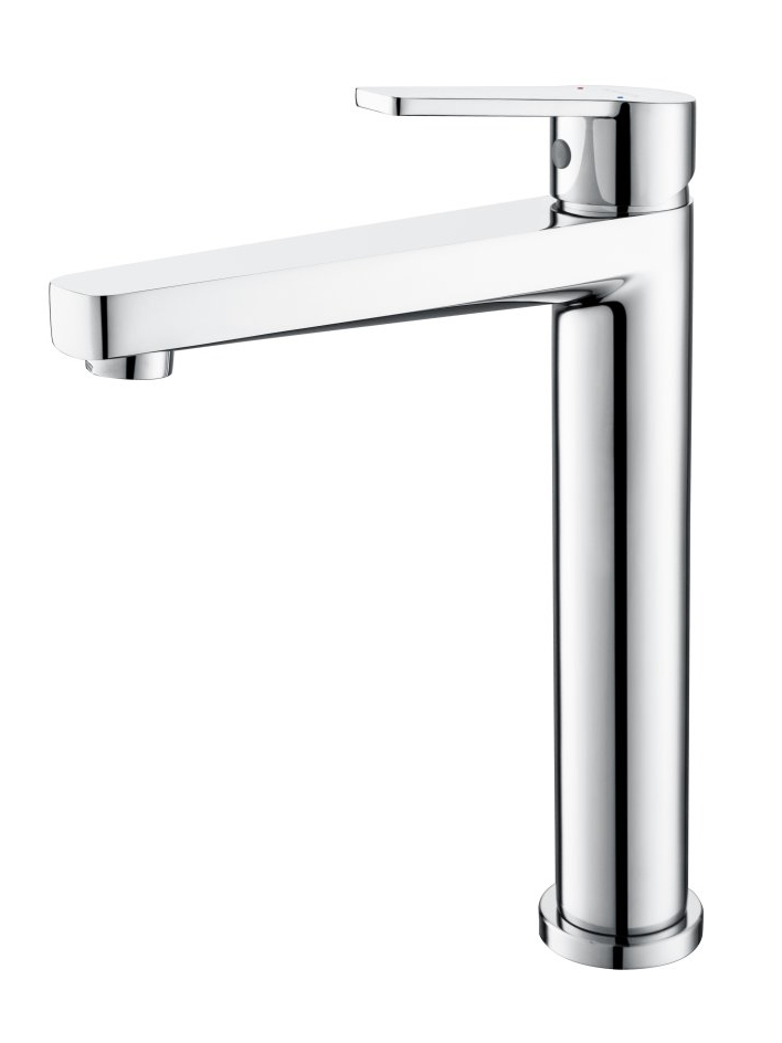 Смеситель для раковины Aquanet ЛУГАНО высокий 217 мм без донного клапана AQ1704CR