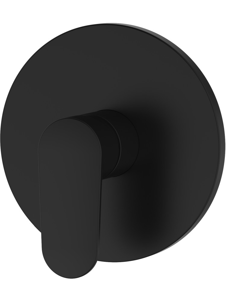 Смеситель для душа скрытого монтажа Aquanet Ника комплект матовый черный AQ1866MB