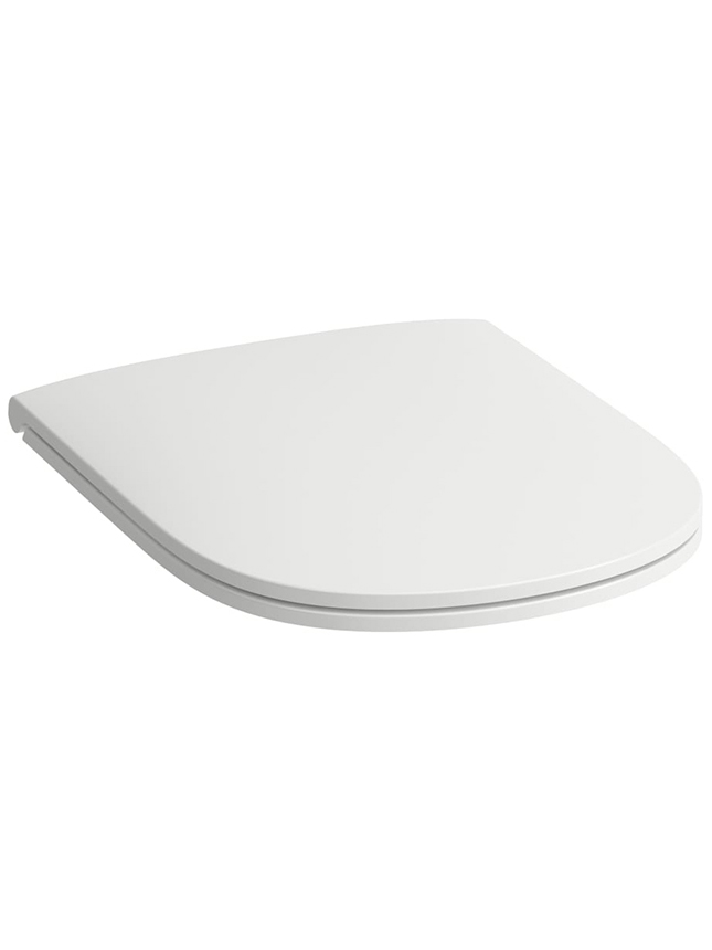 Сиденье для унитаза Laufen LUA тонкое с микролифтом белый глянец 8.9108.3.000.000.1
