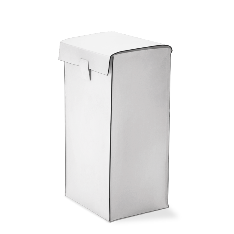 Корзина для белья Decor Walther NAPPA WB 360х300х670 мм белоснежная 0938850