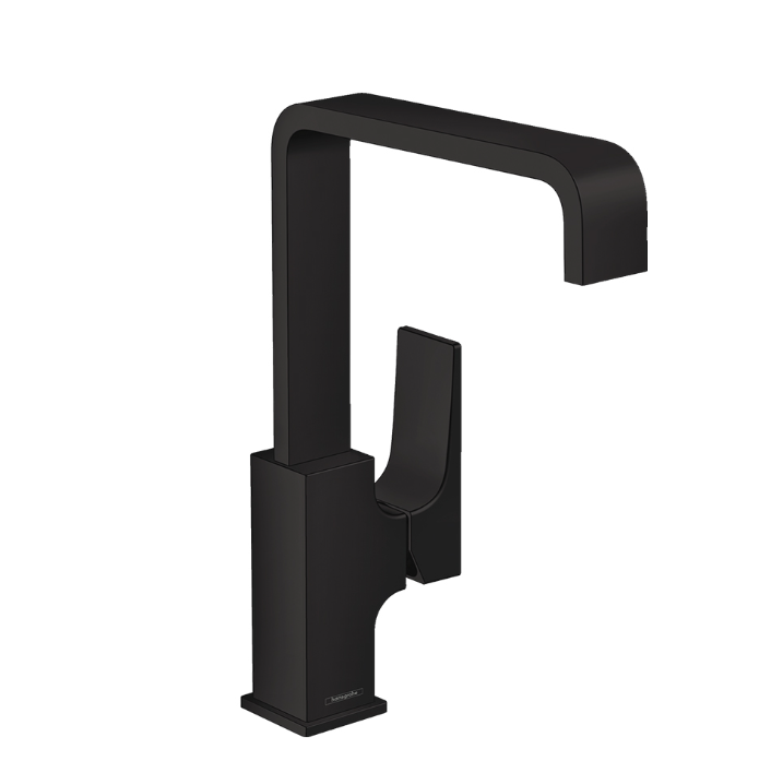 Смеситель для раковины Hansgrohe Metropol 110 черный матовый 32511670