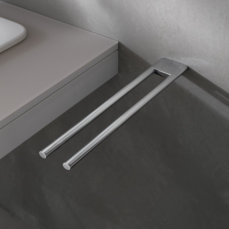 Полотенцедержатель двойной KEUCO EDITION 400 450 мм хром 11518010000