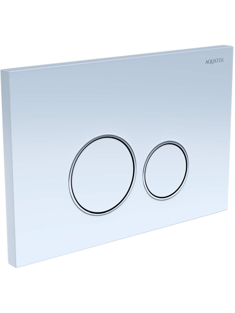 Панель смыва Tops Pneumo S круглые клавиши белый глянец PNS-0000011