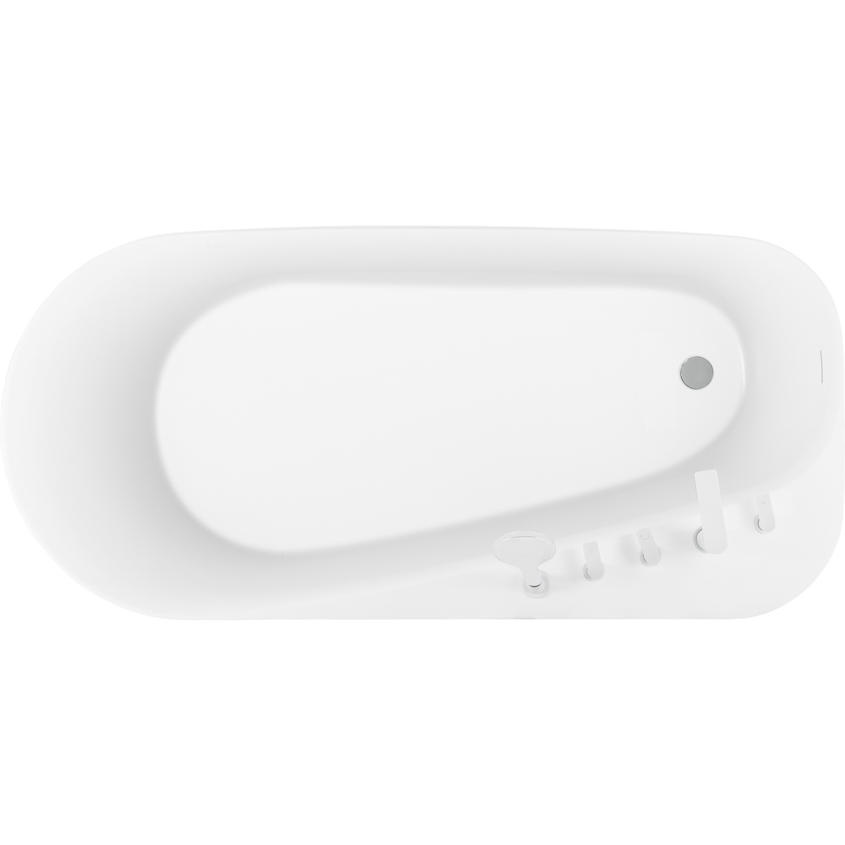 Ванна акриловая отдельностоящая Aquanet ПРИМА 1700x800x580 мм со сливом и ножками AQ-1115780