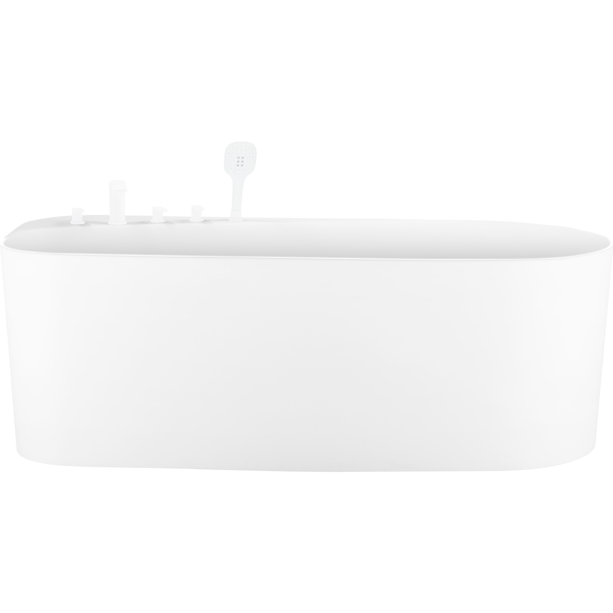 Ванна акриловая отдельностоящая Aquanet ПРИМА 1700x800x580 мм со сливом и ножками AQ-1115780