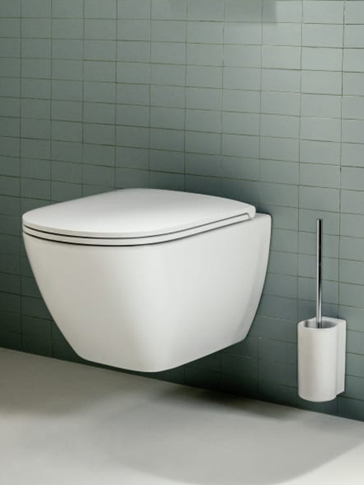 Сиденье для унитаза Laufen LUA тонкое с микролифтом белый глянец 8.9108.3.000.000.1