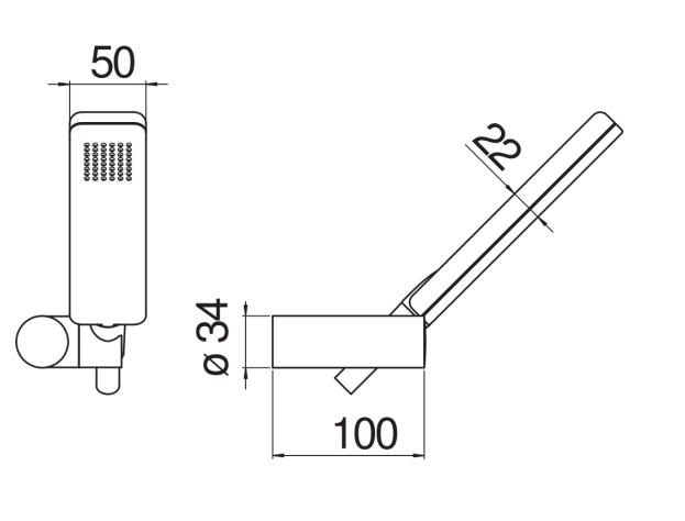 Душевой набор Nobili AD146/25CR хром