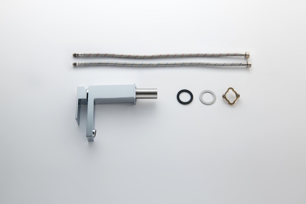 Смеситель для раковины Aquanet Либра 114 мм без донного клапана AQ1610CR