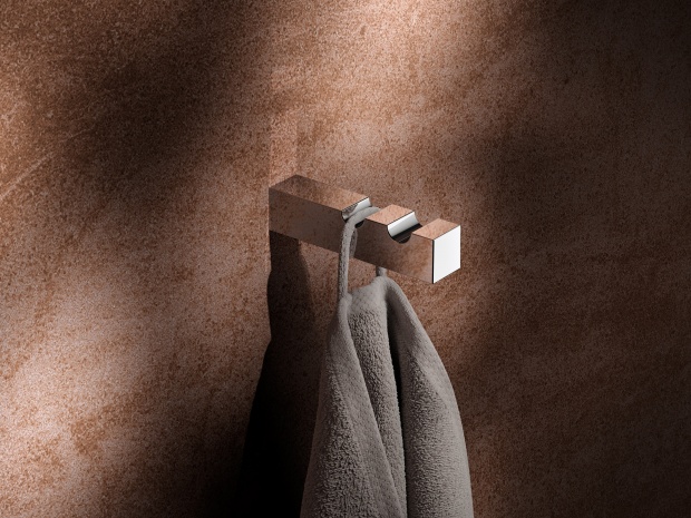 Крючок для полотенца двойной KEUCO EDITION 90 Square хром 19115010000