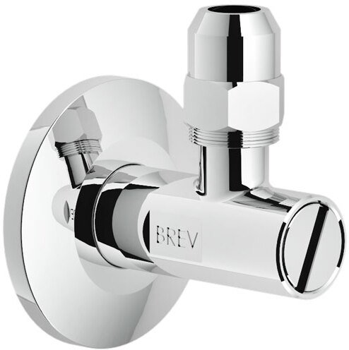 Угловой переходник Avenue с фильтром и запорным клапаном AV00121CR