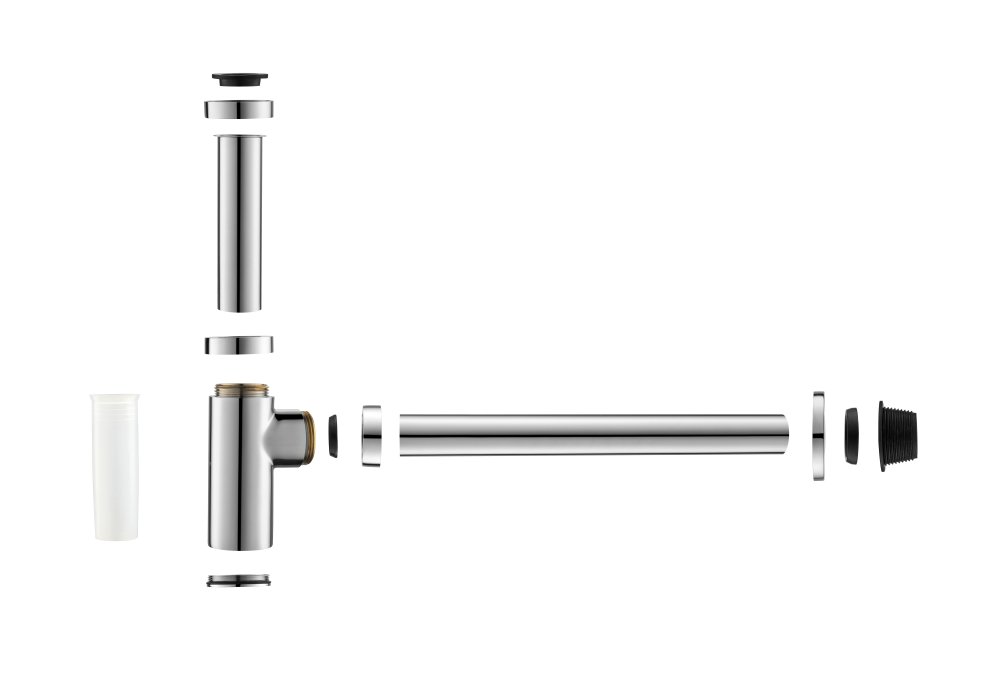 Сифон для раковины Aquatek хром AQ6012CR