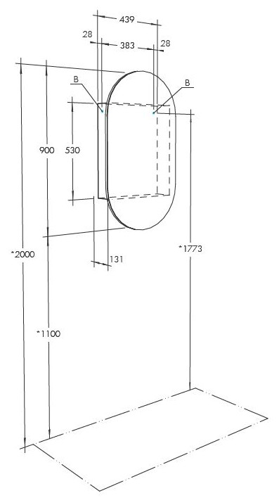 Зеркальный шкаф Aquaton Оливия 1A254502OL010
