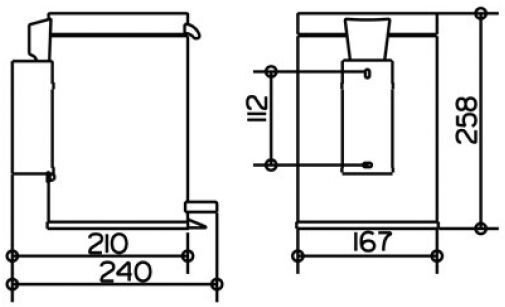 Ведро для мусора настенное KEUCO PLAN 3 л хром 14977010000