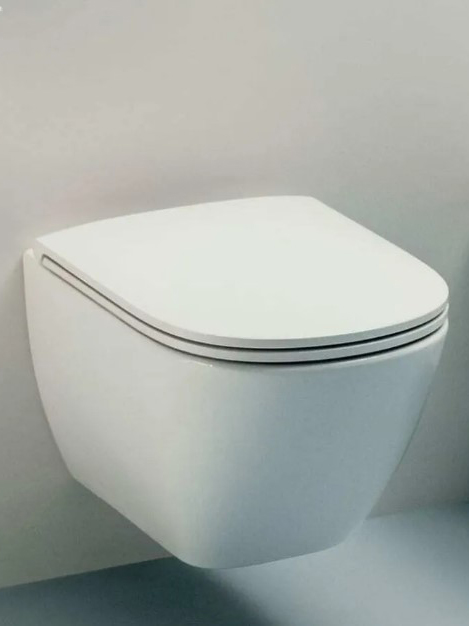 Унитаз подвесной Laufen LUA безободковый 520x360 мм белый глянец 8.2008.0.000.000.1