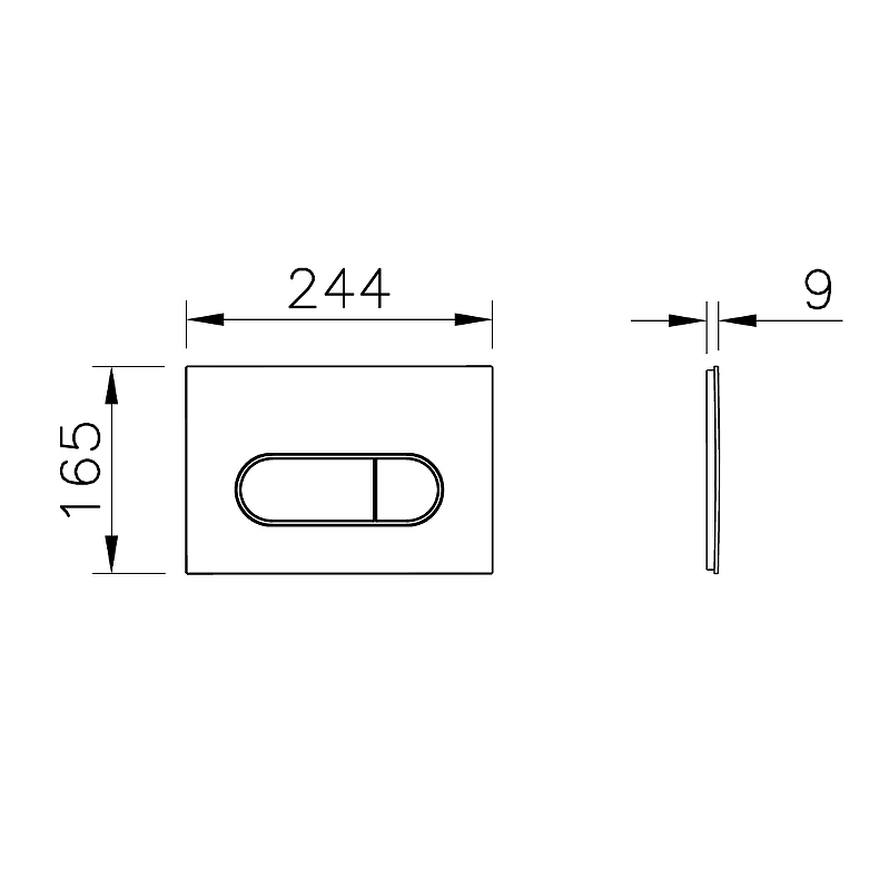 Комплект 4 в 1 VitrA Normus унитаз подвесной с инсталляцией и панелью белый глянец 9773B003-7207