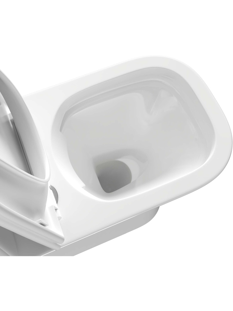 Унитаз напольный безободковый Aquatek Optima Square 665x345x775 мм AQ4411-00