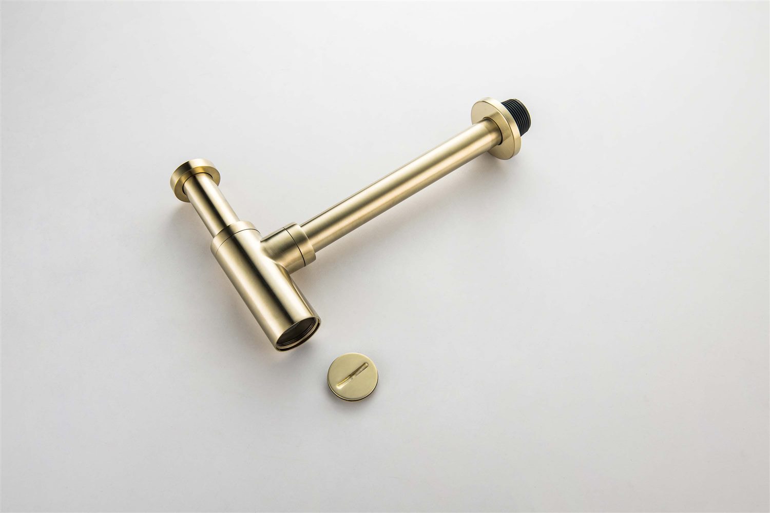 Сифон для раковины Aquatek шлифованное золото AQ6012BG