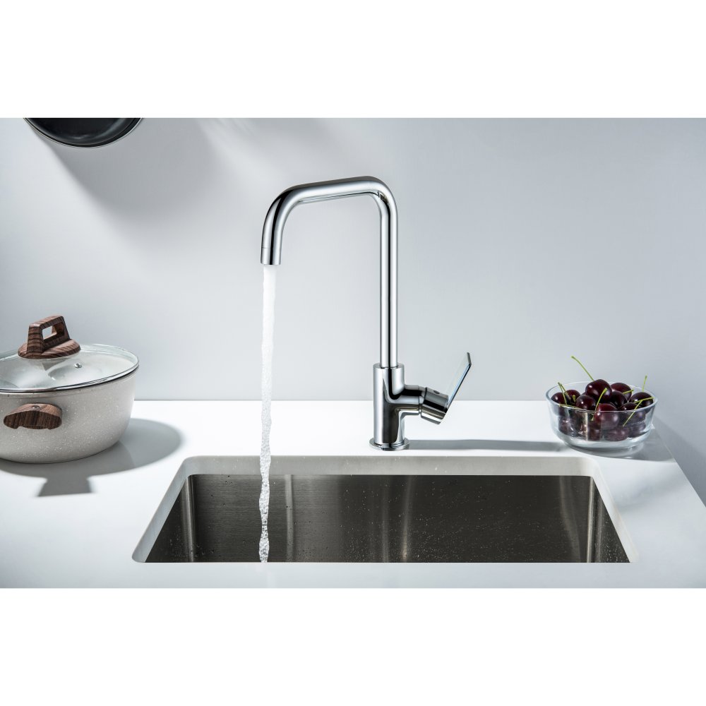 Смеситель для кухни Aquanet ЛИРА хром AQ1480CR