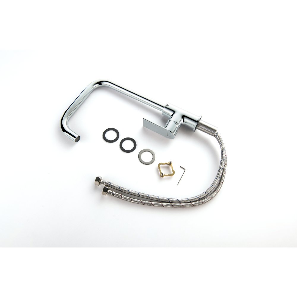 Смеситель для кухни Aquanet ЛИРА хром AQ1480CR