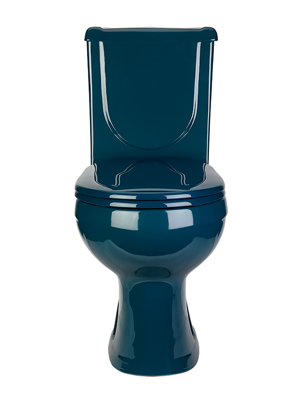 Унитаз-компакт Santeri Ирида Стандарт зеленый горизонтальный выпуск 40325110402