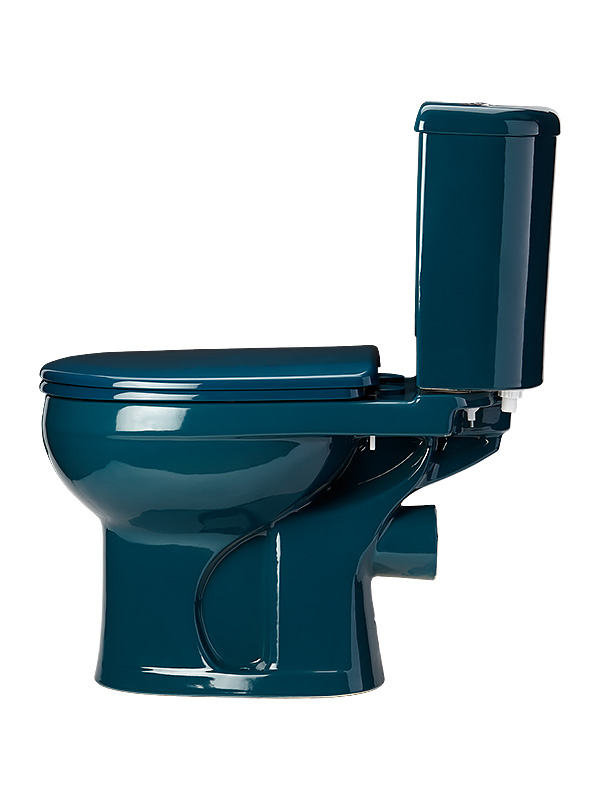 Унитаз-компакт Santeri Ирида Стандарт зеленый горизонтальный выпуск 40325110402