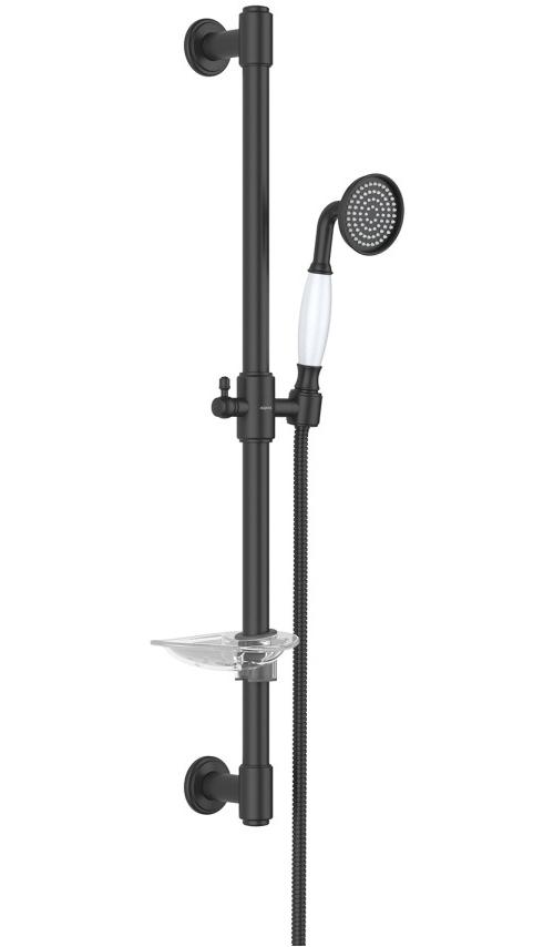 Набор смесителей 3 в 1 Aquanet Классик матовый черный AQ1510MB/AQ1540MB/AQ2020MB AQ1530MB