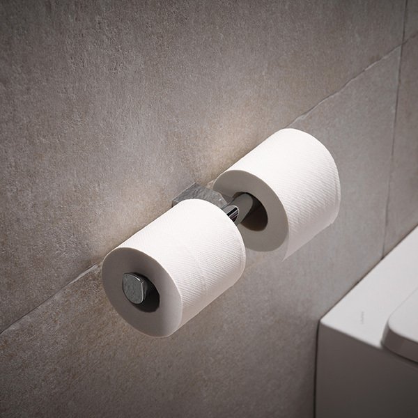 Двойной держатель для туалетной бумаги KEUCO PLAN хром 14963010003