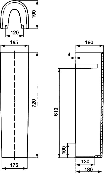Пьедестал для раковины Ideal Standard Connect E797301